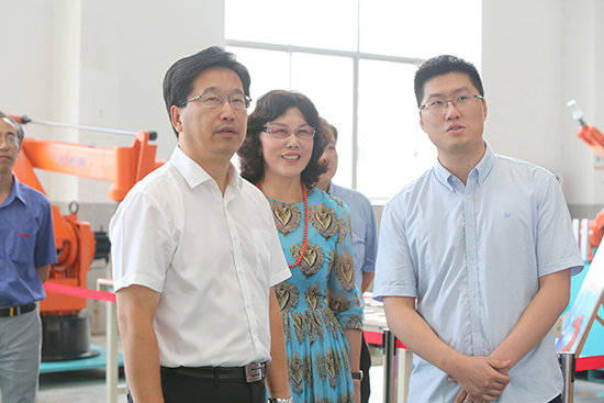 紹興市委書記陳金彪來mg4377娛樂電子遊戲網站調研